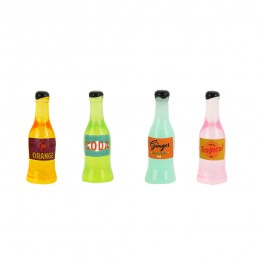 Minis Casa de los Ratones  4 botellas de soda