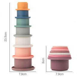 Cubos Apilables de silicona light color MIWIS