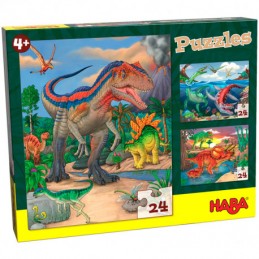 3 Puzzles Dinosaurios 24...